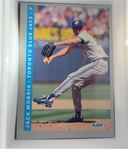 1993 Fleer #697 Jack Morris — front