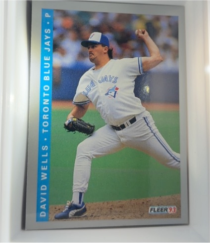 1993 Fleer #702 David Wells — front