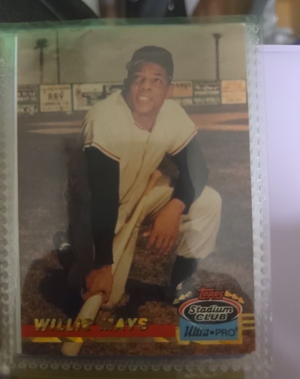 1993 Topps Stadium Club Ultra Pro #9 Willie Mays — front