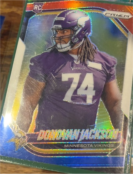 2025 Panini Prizm #358 Donovan Jackson — front