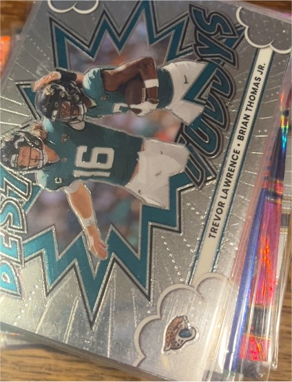 2025 Panini Donruss Optic #10 Trevor Lawrence Brian Thomas Jr. — front