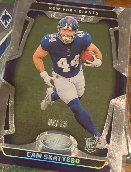 2025 Panini Certified #105 Cam Skattebo — front