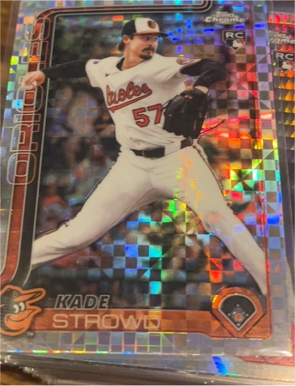 2025 Topps Chrome Update #USC193 Kade Strowd — front
