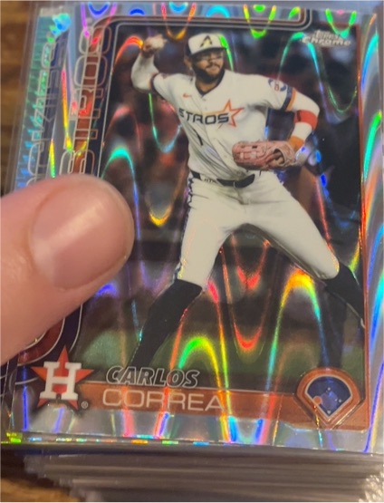 2025 Topps Chrome Update #USC164 Carlos Correa — front