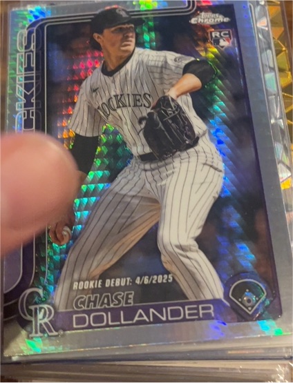 2025 Topps Chrome Update #USC175 Chase Dollander — front