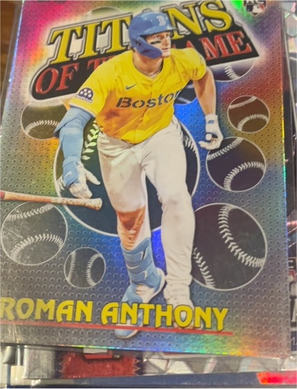 2026 Topps Titans of the Game #TIG-9 Roman Anthony — front