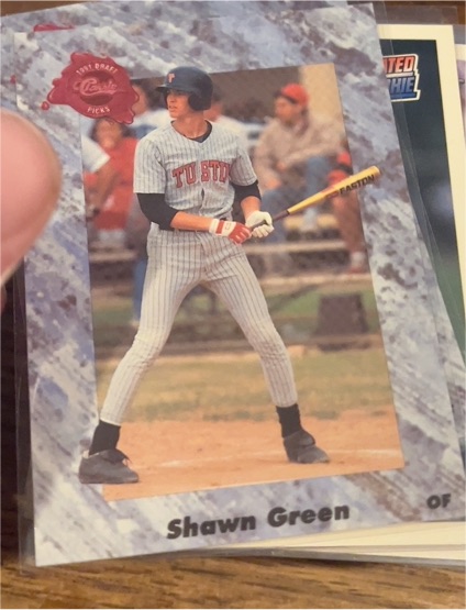 1991 Classic Draft Picks #225 Shawn Green — front