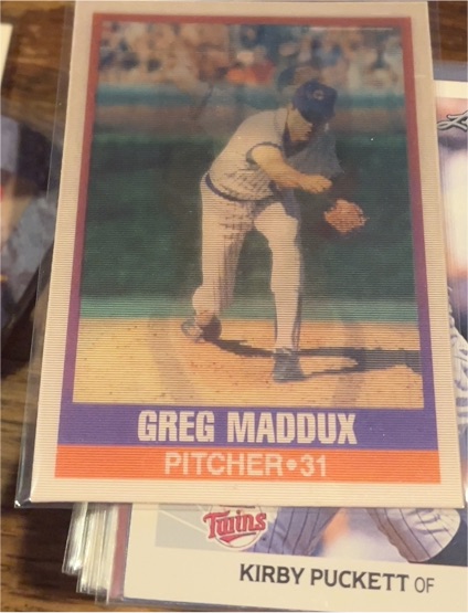1989 Sportflics #31 Greg Maddux — front