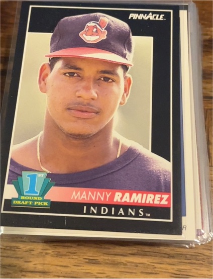 1992 Pinnacle #295 Manny Ramirez — front