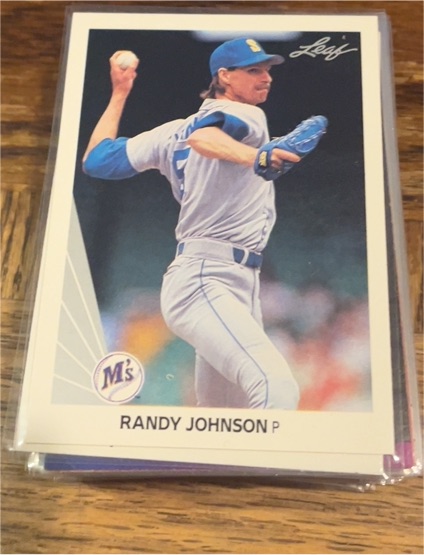 1990 Leaf #483 Randy Johnson — front