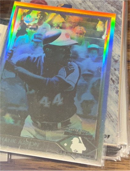 1991 Upper Deck #HH1 Hank Aaron Hologram — front