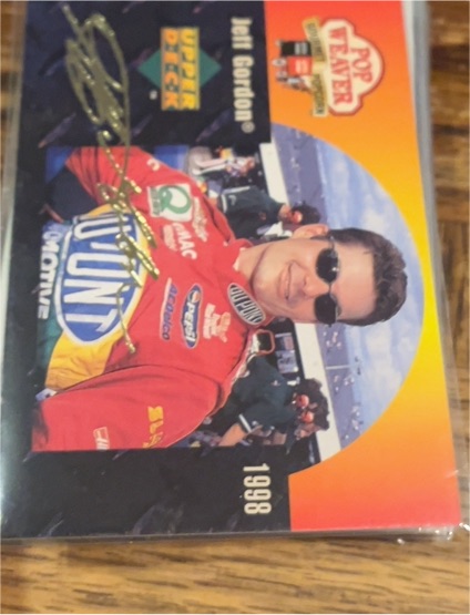 1998 Upper Deck Pop Weaver #PW1 Jeff Gordon — front