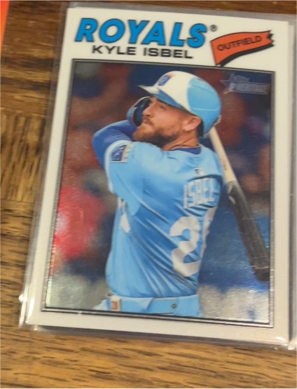 2026 Topps Heritage #365 Kyle Isbel — front