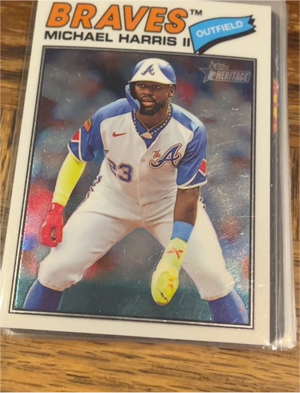 2026 Topps Heritage #342 Michael Harris II — front