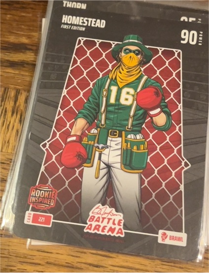 2026 Bo Jackson Battle Arena #221 Homestead Nick Kurtz Brawl — front