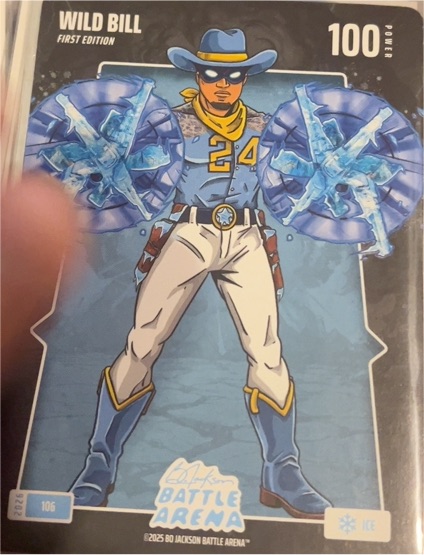 2026 Bo Jackson Battle Arena #106 Wild Bill — front
