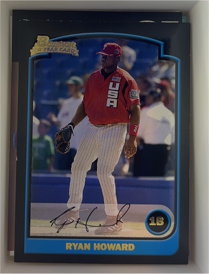 2003 Bowman Draft Picks & Prospects #BDP138 Ryan Howard — front