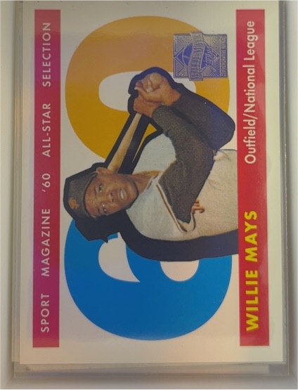 1997 Topps Willie Mays Reprints #13 1960 Topps All-Star — front
