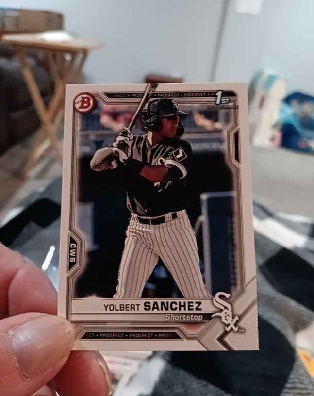 2021 Bowman #BP-40 Yolbert Sanchez — front