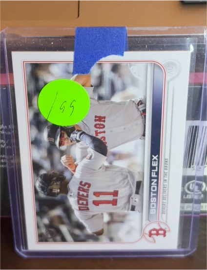 2022 Topps Update #US11 Boston Flex Rafael Devers / Enrique Hernandez — front