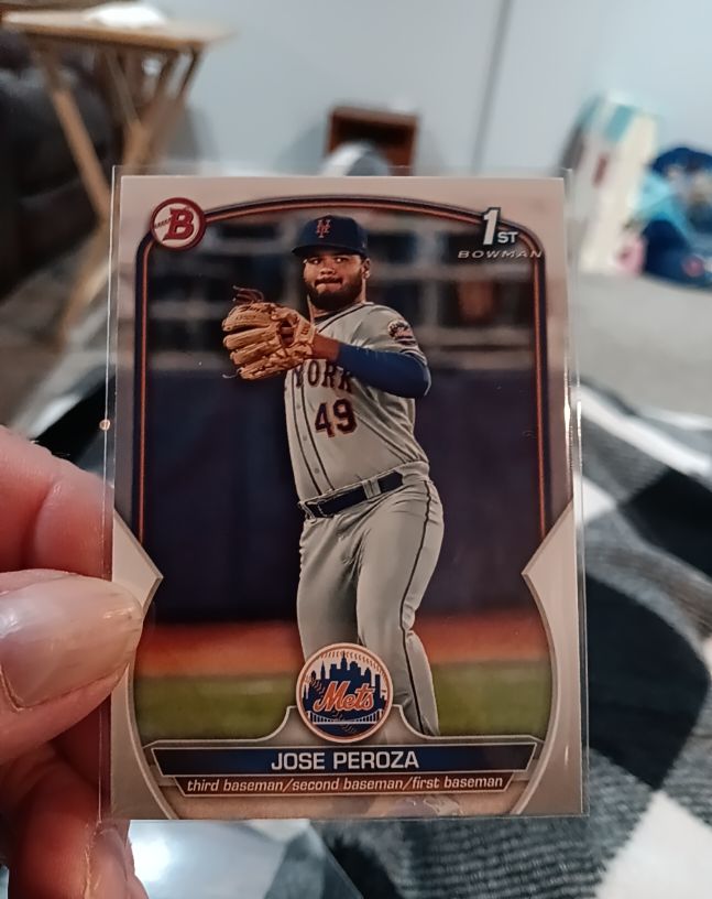 2023 Bowman Chrome #BCP-149 Jose Peroza — front