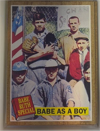 2011 Topps Heritage #135 Babe Ruth Babe As A Boy — front