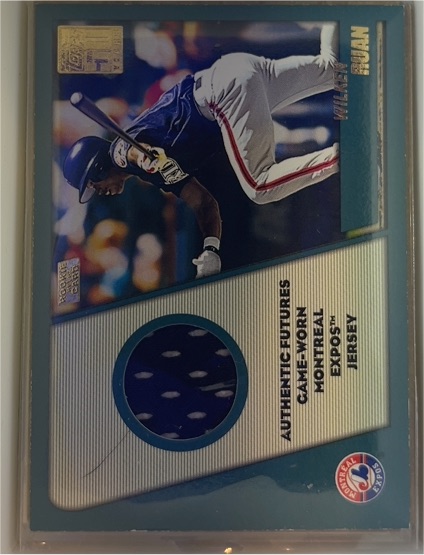 2001 Topps Traded Rookie Relics #TRR-WR Wilkin Ruan — front