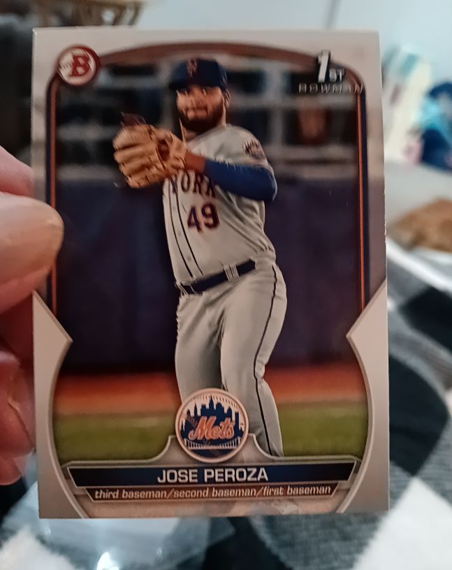 2023 Bowman #BP-149 Jose Peroza — front