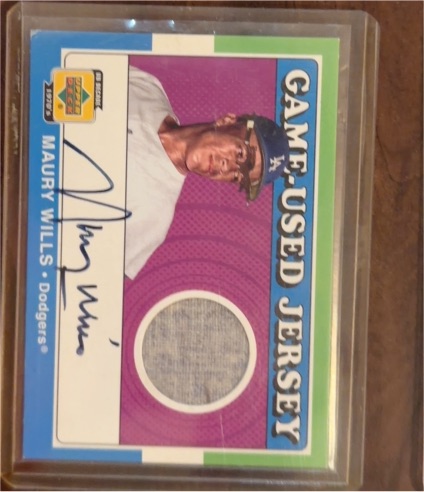 2001 Upper Deck Decade 1970's #J-MW Maury Wills — front