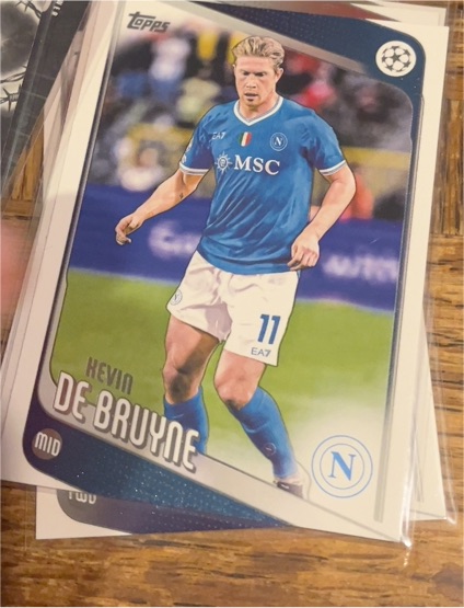 2025-26 Topps UEFA Club Competitions #200 Kevin De Bruyne — front