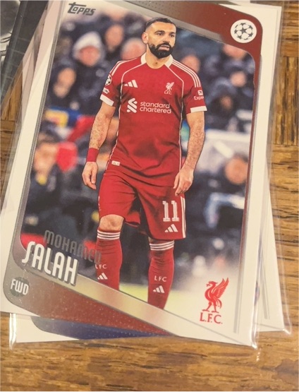 2026 Topps UEFA Champions League #136 Mohamed Salah — front