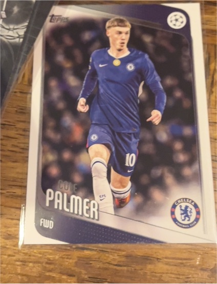 2025-26 Topps UEFA Club Competitions #118 Cole Palmer Chelsea FC — front