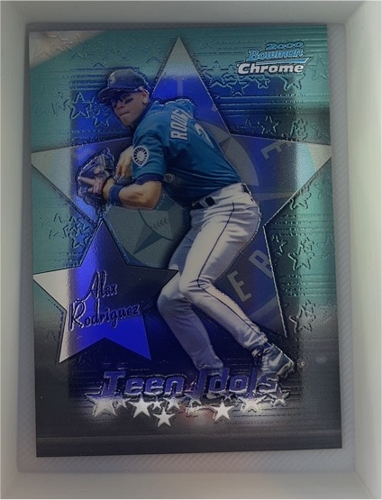 2000 Bowman Chrome Teen Idols #TI1 Alex Rodriguez — front