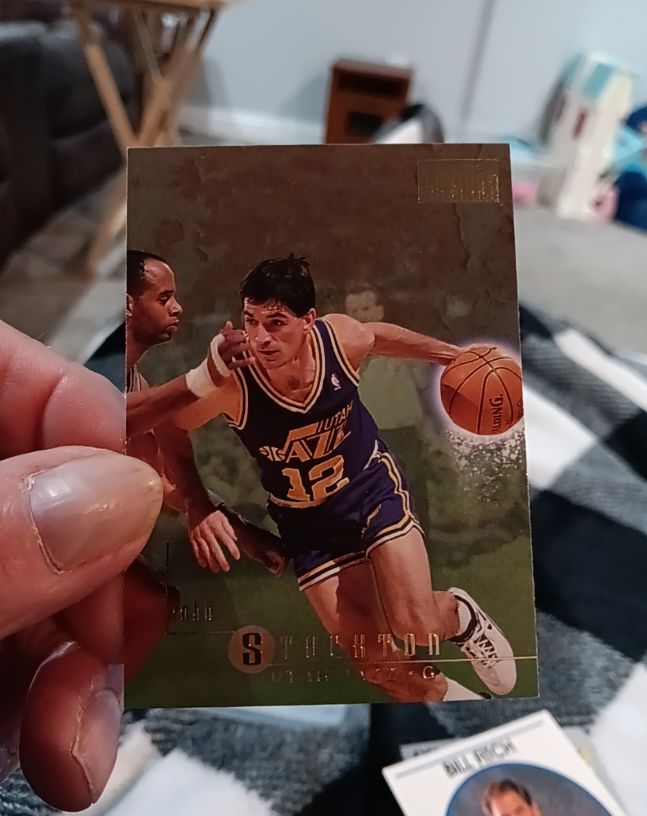 1996-97 SkyBox Premium #121 John Stockton — front