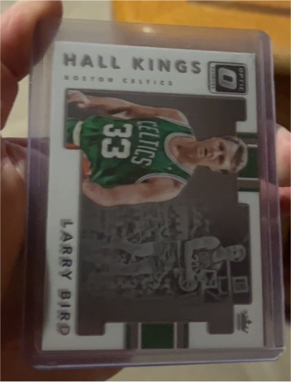 2017-18 Panini Donruss Optic Hall Kings #3 Larry Bird — front