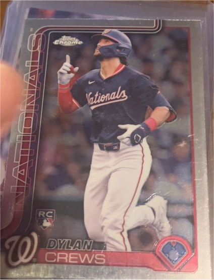 2025 Topps Chrome #146 Dylan Crews — front