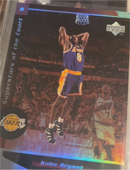 1998 Upper Deck Ovation #C8 Kobe Bryant Superstars of the Court — front