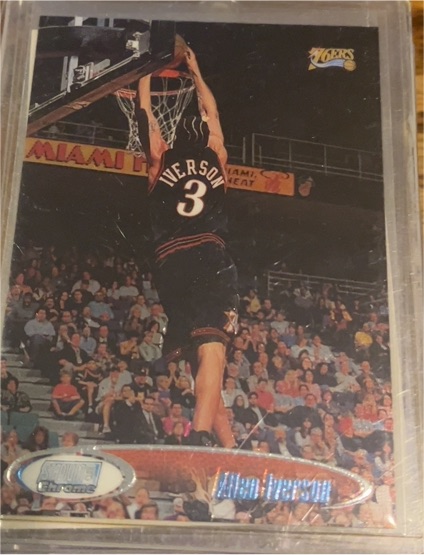 1998-99 Topps Stadium Club Chrome #SCC27 Allen Iverson — front