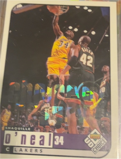 1998-99 Upper Deck Choice #68 Shaquille O'Neal — front
