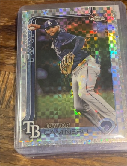 2025 Topps Chrome Update #USC109 Junior Caminero — front