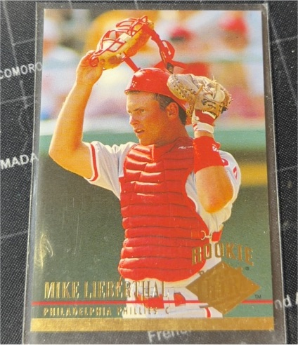 1994 Fleer Ultra #550 Mike Lieberthal — front