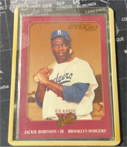 2002 Donruss Studio Classic #CS-23 Jackie Robinson — front