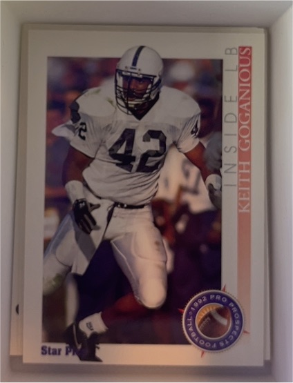 1992 Star Pics #8 Keith Goganious — front