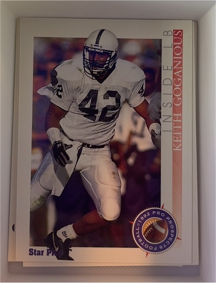 1992 Star Pics #8 Keith Goganious — front