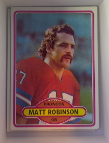 1980 Topps #12 Matt Robinson — front