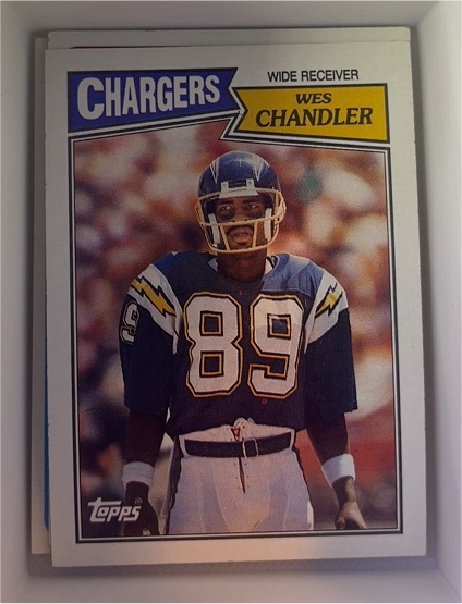 1987 Topps #342 Wes Chandler — front