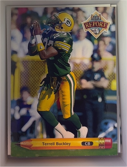 1992 Upper Deck #CR14 Terrell Buckley Coach's Report — front