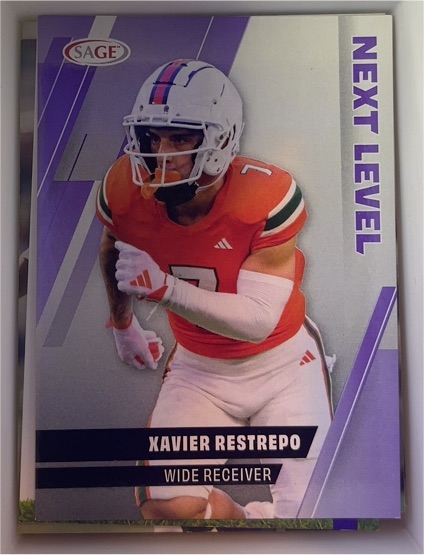 2025 SAGE High Series Next Level #112 Xavier Restrepo — front