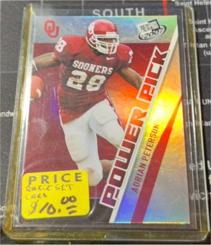 2007 Press Pass Power Pick #103 Adrian Peterson — front