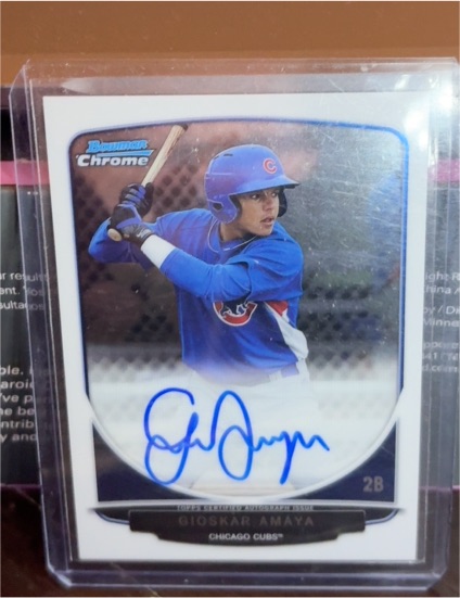 2013 Bowman Chrome #BCP-GA Gioskar Amaya — front